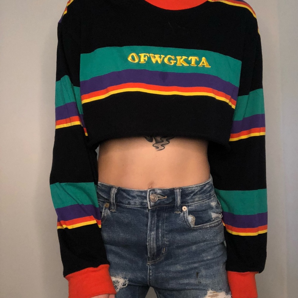 OFWGKTA Long Sleeve Crop Tee